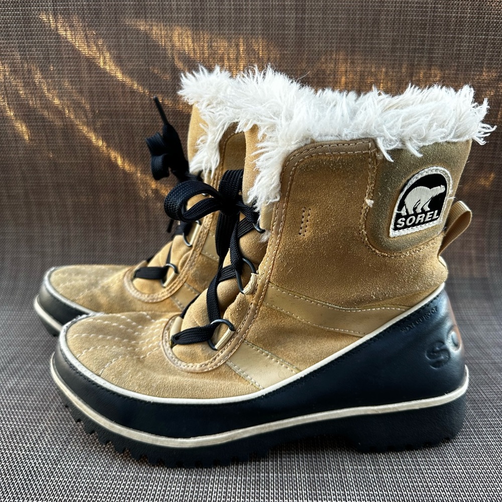 Sorel Tivoli leather Winter waterproof boots size 7